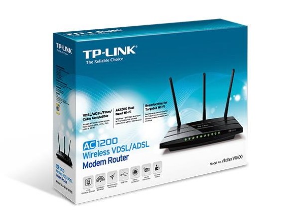 TP-LINK VR400 AC1200 VDSL/ADSL ROUTER